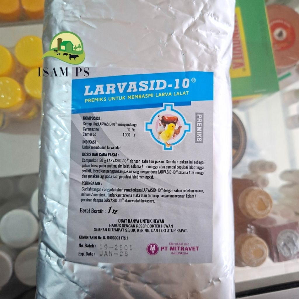 LARVASID 10% anti lalat untuk mengatasi larva lalat
