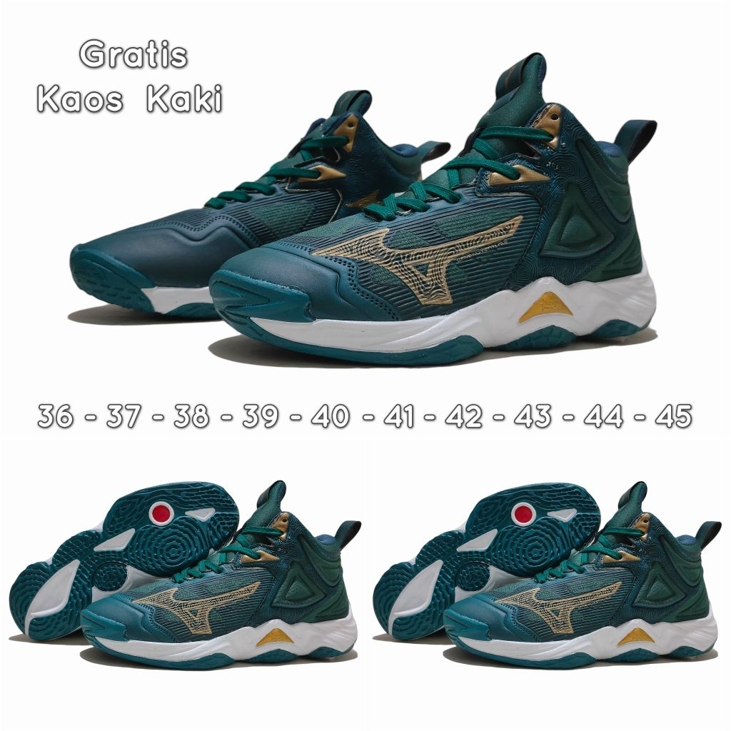 Mizuno wave momentum 3 / Sepatu voli Anak - Sepatu Volly Wanita - Sepatu Voli Pria