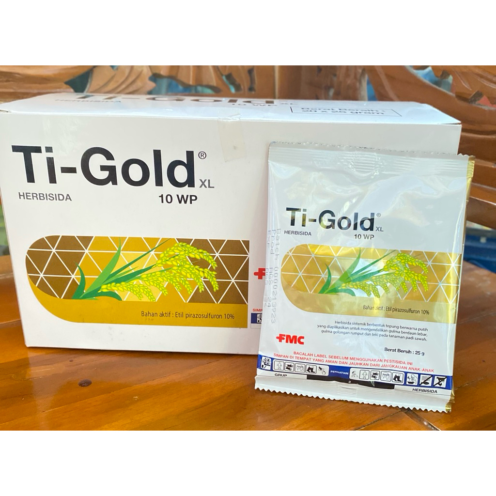 Ti-Gold XL 10 WP herbisida untuk gulma pada padi