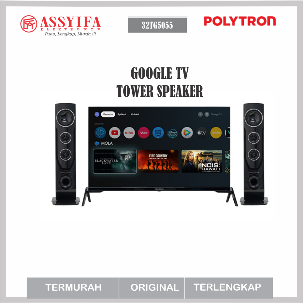 SMART TV LED POLYTRON 32 INCH 32CV2269 | 32AG9953 | 32TAG9953 | 32TG5055 | 32RG9059 TOWER SPEAKER RE