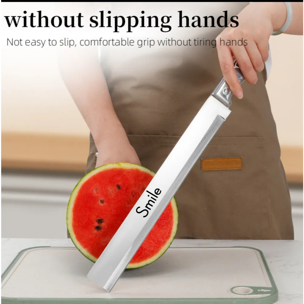 Pisau Buah Stainless steel anti karat panjang pisau semangka