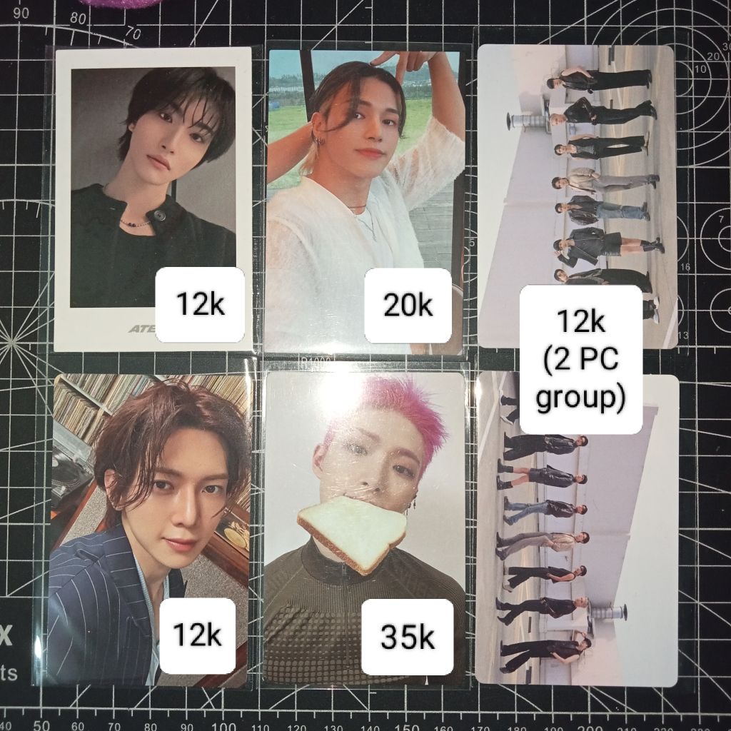 [BACA DESKRIPSI] PC PHOTOCARD OFFICIAL ATEEZ SEONGHWA YEOSANG WOOYOUNG