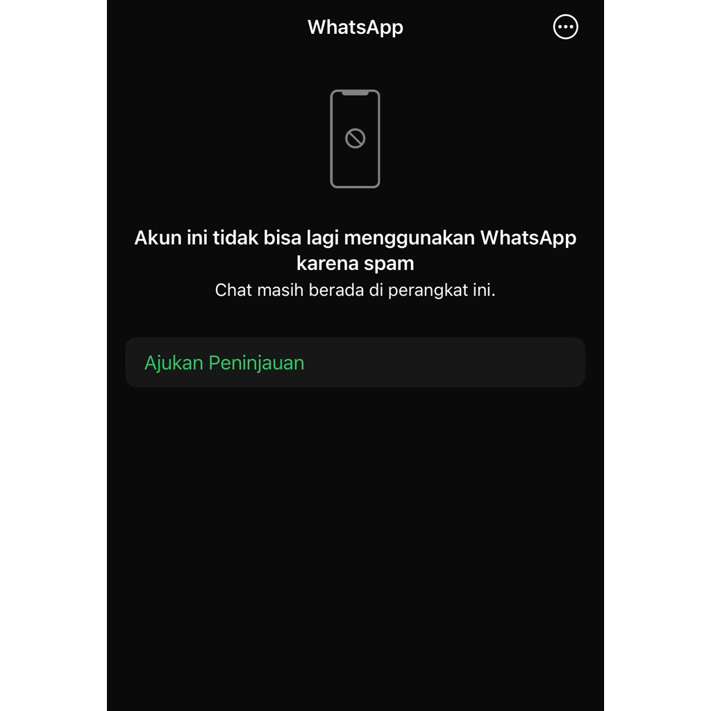 Jasa Buka WA Kebanned atau Spam