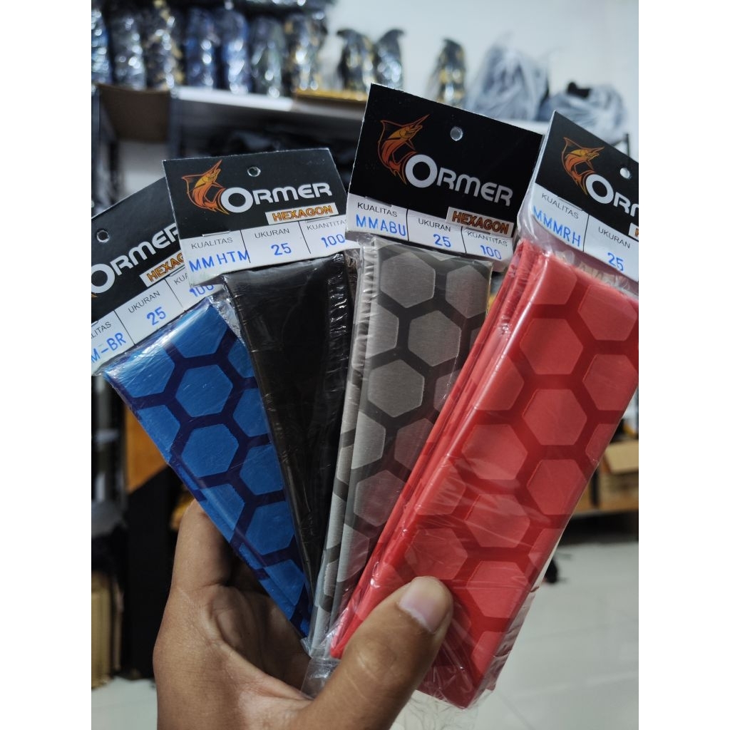 KARET BAKAR / GRIP BAKAR MOTIF HEXAGONAL