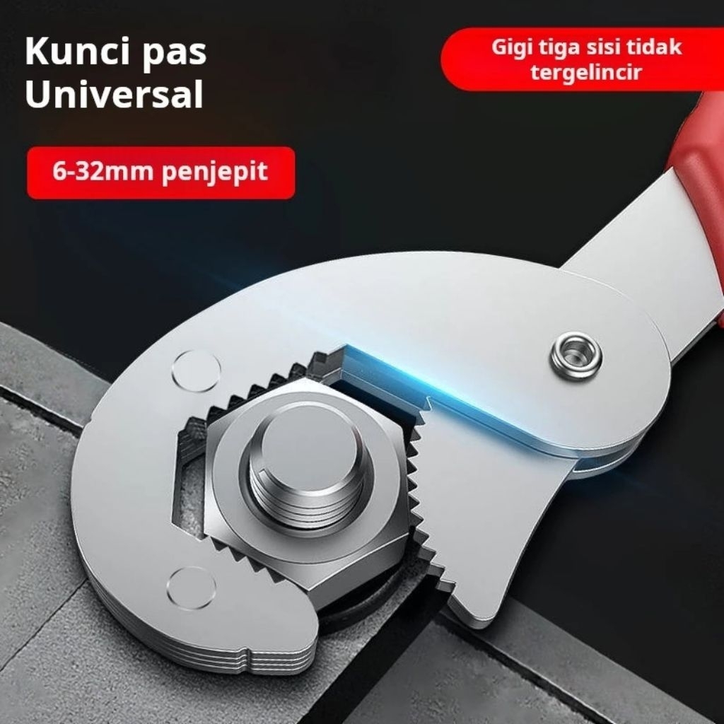 Kunci universal baru kunci universal multifungsi kunci pas pipa cepat kunci pas yang dapat disesuaik