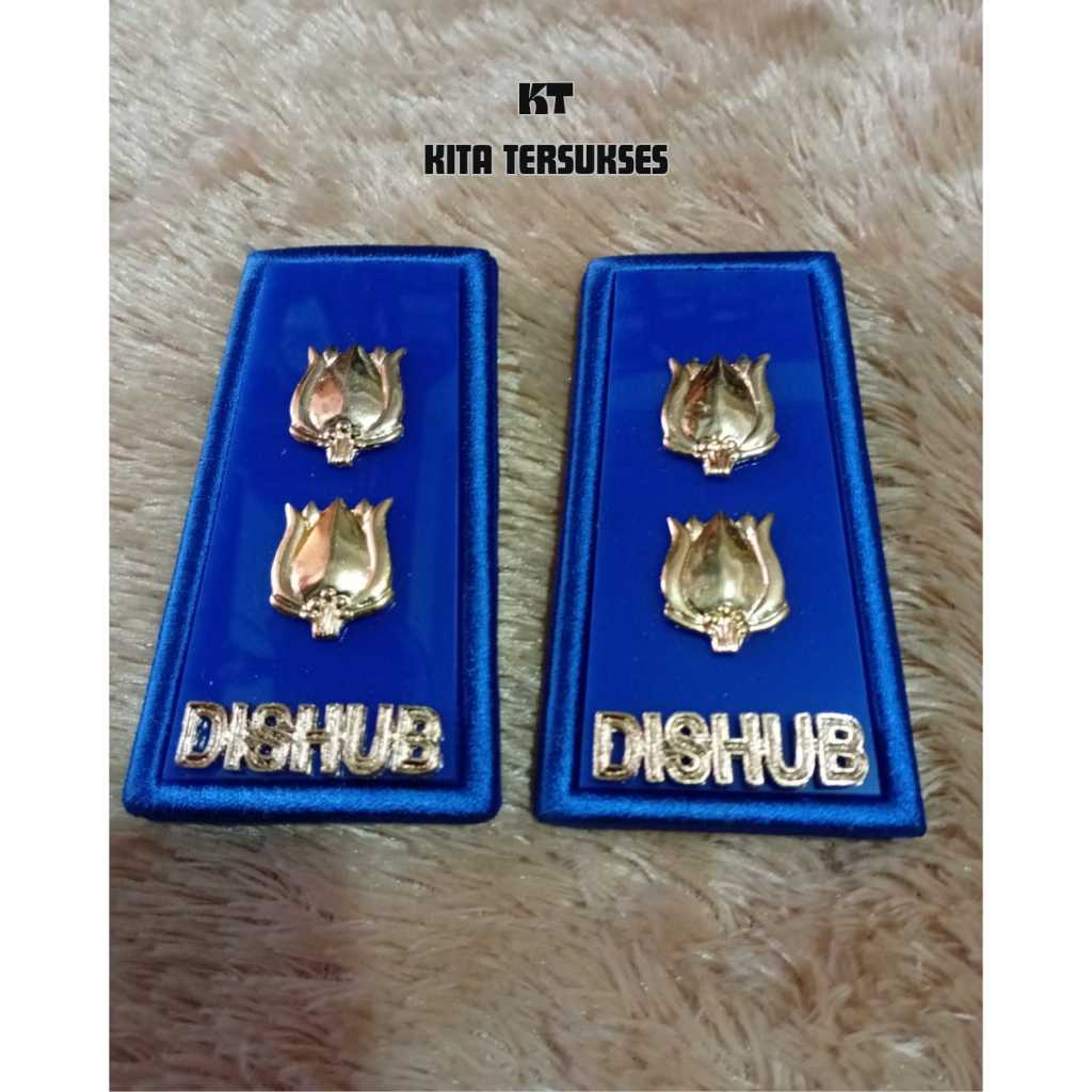 pangkat dishub 4A mika lis bordir biru exclusive