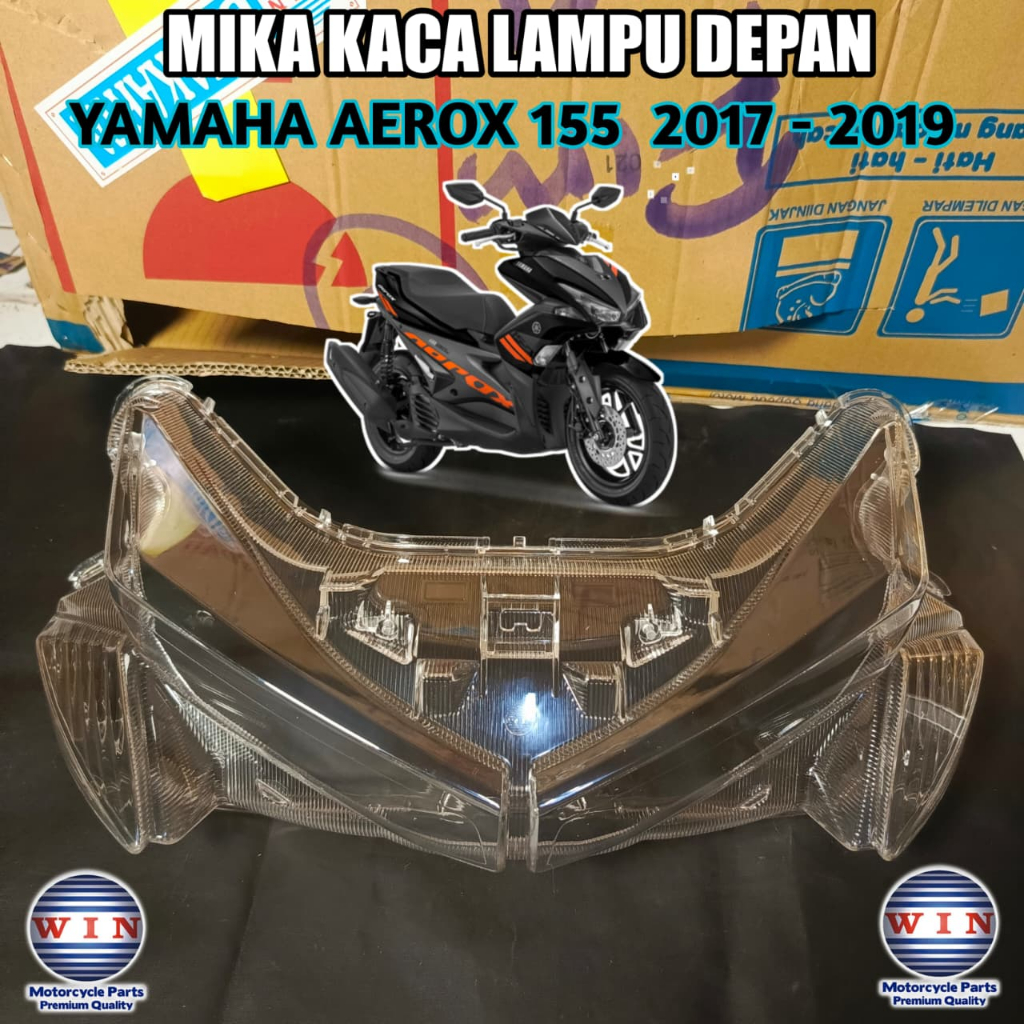WIN - MIKA KACA LAMPU DEPAN AEROX 155 OLD MERK WIN
