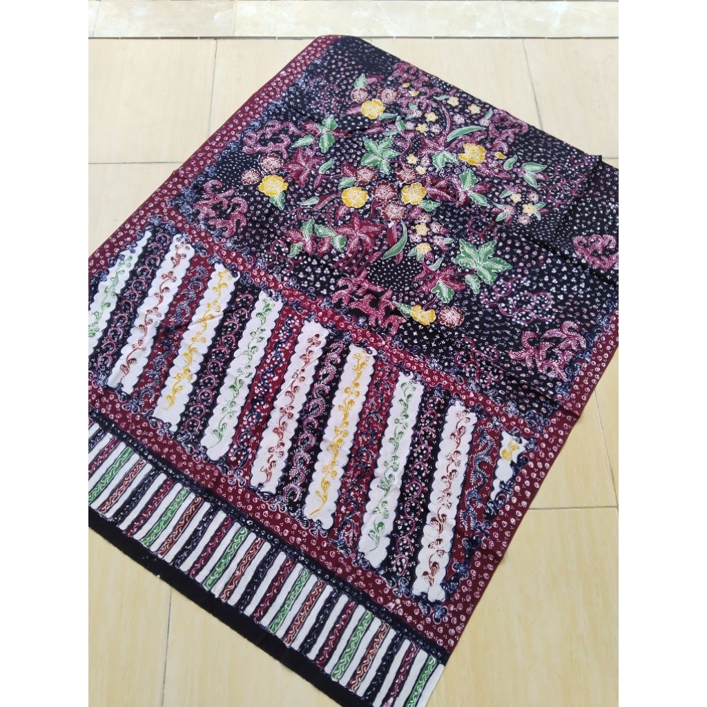 Selendang/Gendongan Batik Tulis Lasem Pancawarna