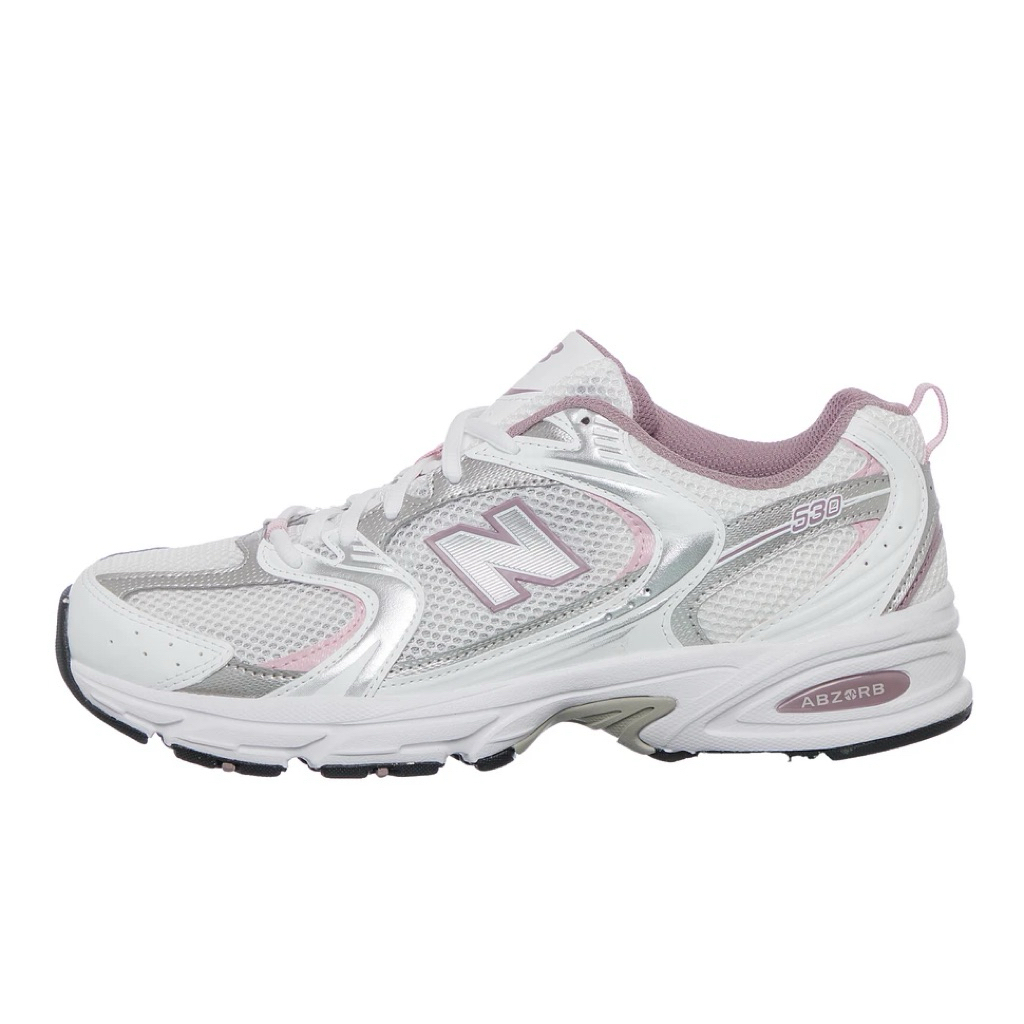 New Balance 530 White Pink Silver MR530SGC 100% Original