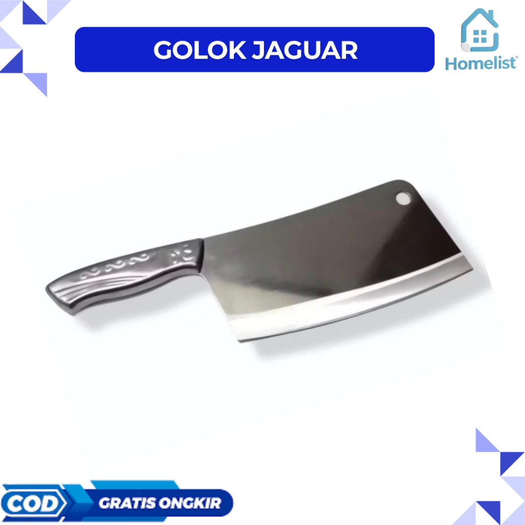 Promo Pisau Daging  Cincang Tulang / Golok Cacah Tulang Tebal / Pisau daging Stainless Steel