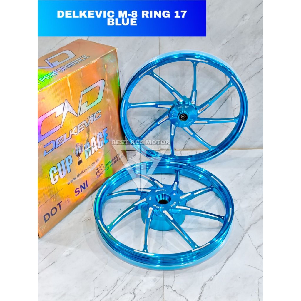 VELG DELKEVIC M8 RING 17 BEAT VARIO 110 SCOOPY VARIO 125 VARIO 160 VELG DELKEVIC RING 17 PNP PEMASAN