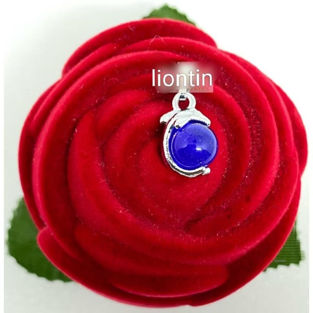 LIONTIN KRISTAL MODEL DOLPIN LIONTIN KRISTAL YANG BERKILAU