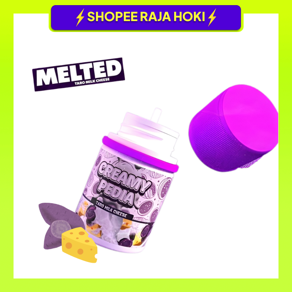 CREAMYPEDIA TARO MILK CHEESE 60ML FREEBASE 100% ORIGINAL BY MAJAPAHIT