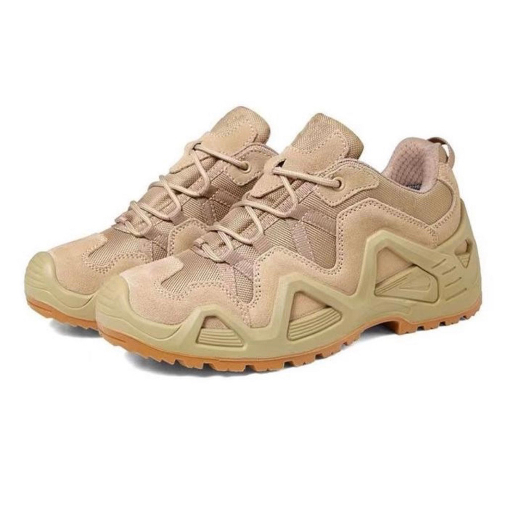 Tactical Gunung Low Sepatu Tactical Low Pria untuk Gunung Outdoor Anti Slip Bahan Superfiber Kulit C