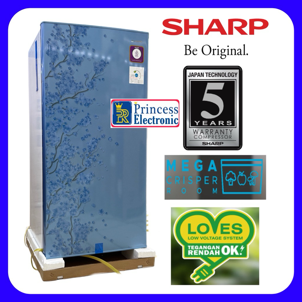 Kulkas Sharp 1 Pintu SJ-N182D Kirei III series