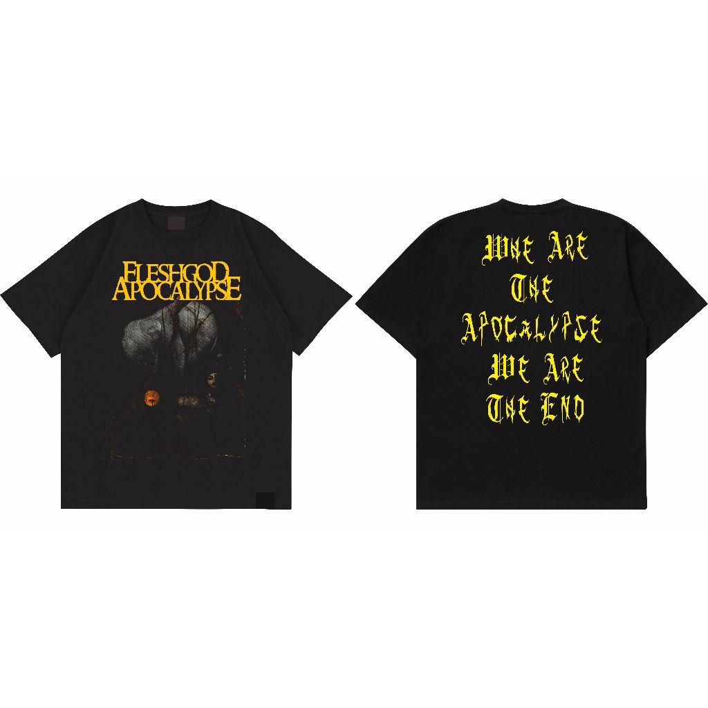 T-shirt Band Fleshgod Apocalypse Yellow