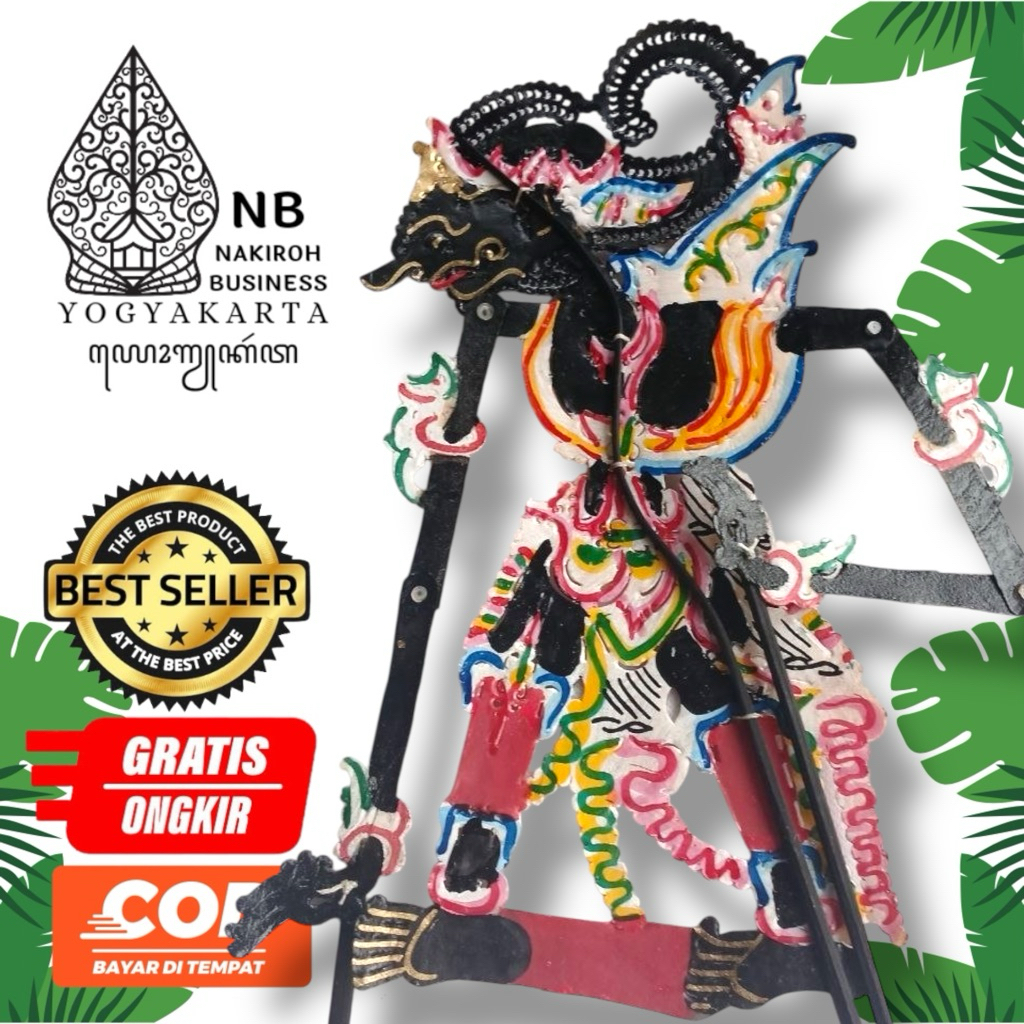 NAKIROHBUSINESS wayang kulit asli karakter gatot kaca