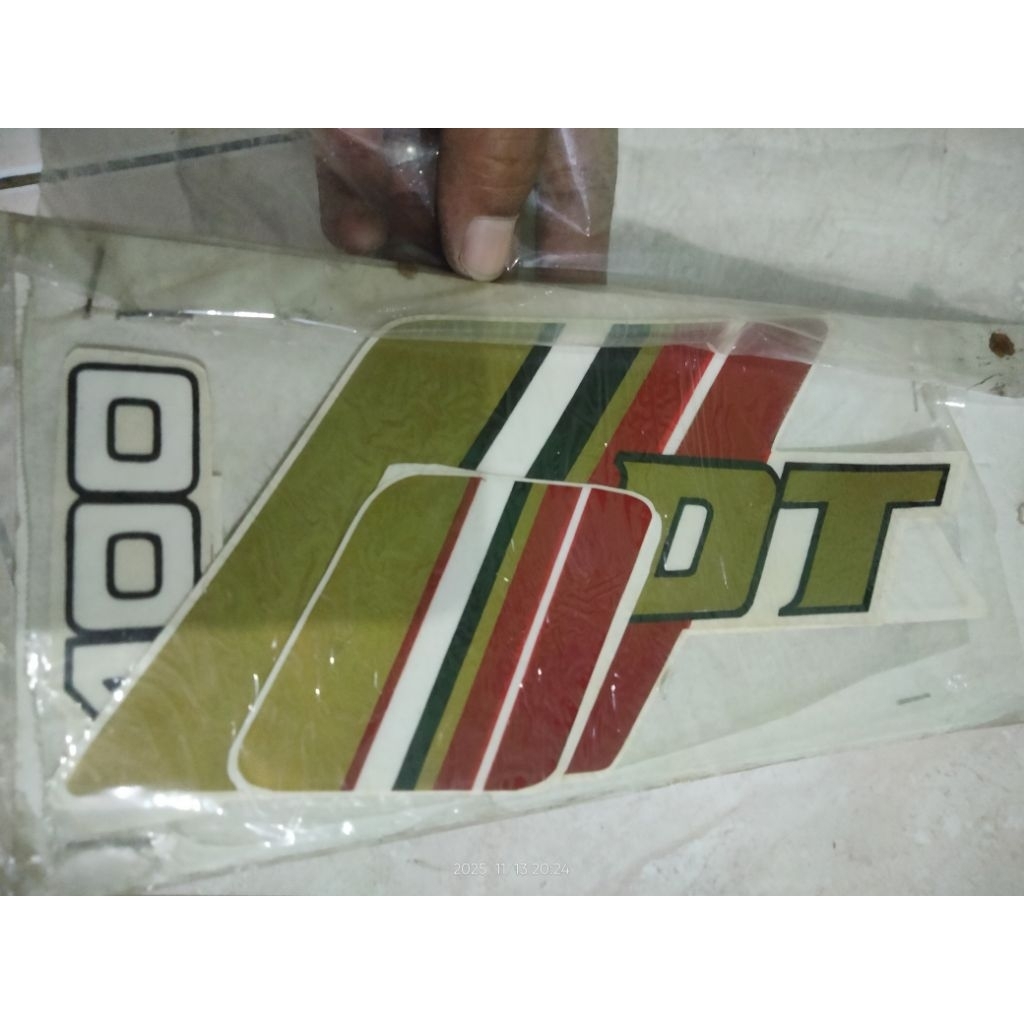 stiping stiker sticker Polet Yamaha dt 100 dt100 Enduro trial