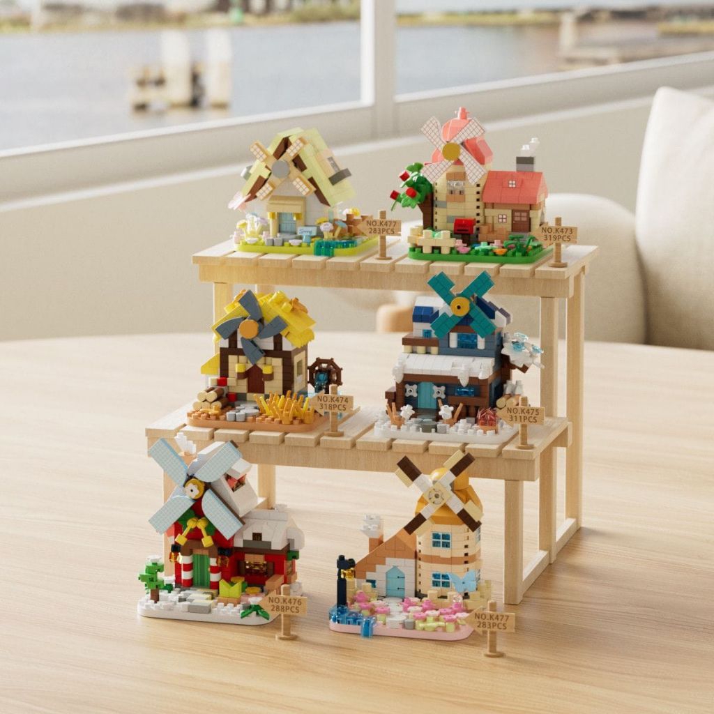 LittleTree - MKSM Windmill Little House Mainan Brick Rumah Kincir Angin