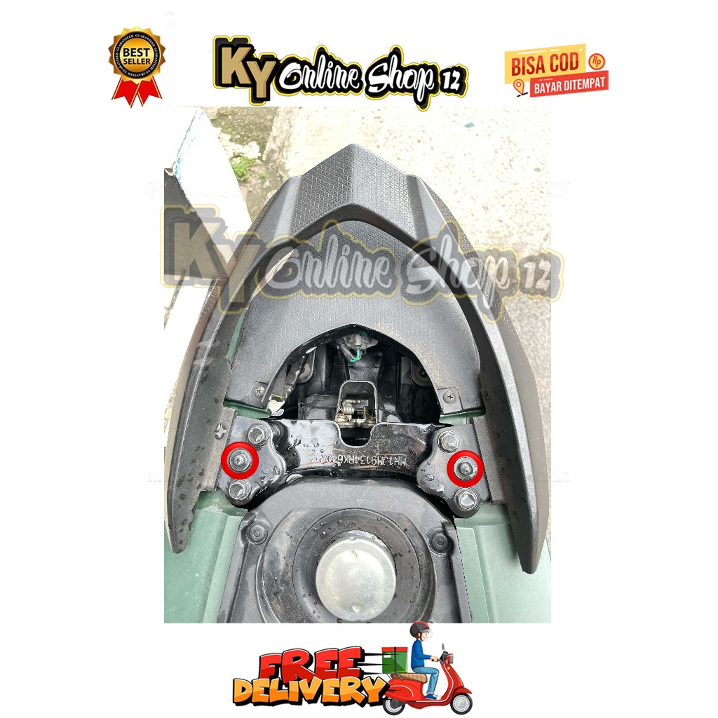 BAUT BODY SAMPING ( 2 BAUT ) MODEL SLASH GENIO BEAT DELUXE SCOOPY STREET NEW PRESTIGE TAHUN 2018 - 2