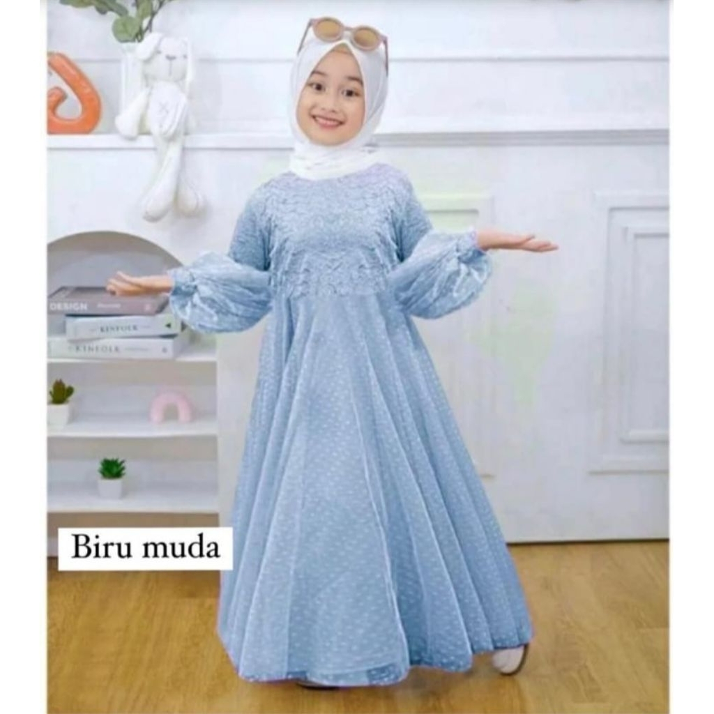 Gamis anak perempuan Baju muslim Marsha kids