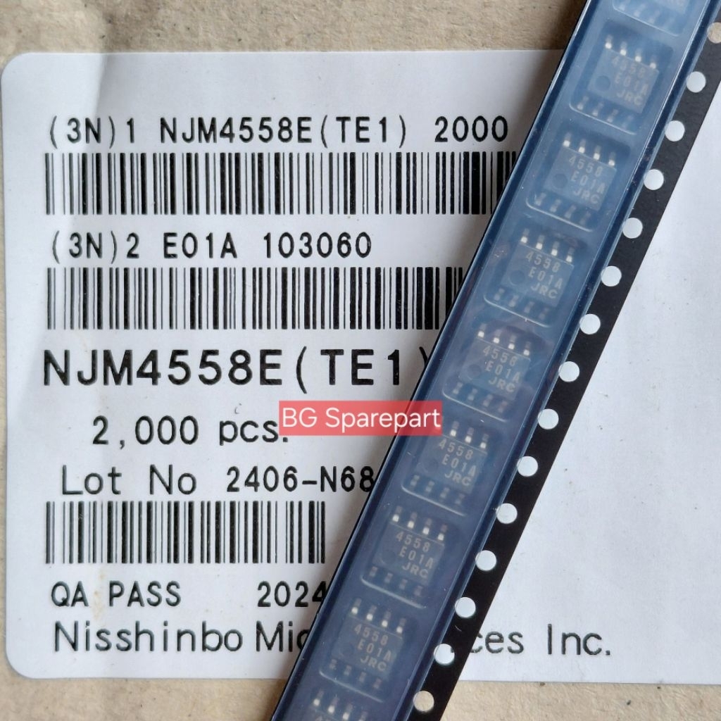SMD JRC4558 NJM4558E SOP-8 Original JRC