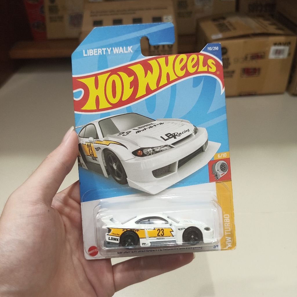 Hotwheels LB Super Silhouette Nissan Silvia S15 Putih LBWK - Hw Turbo