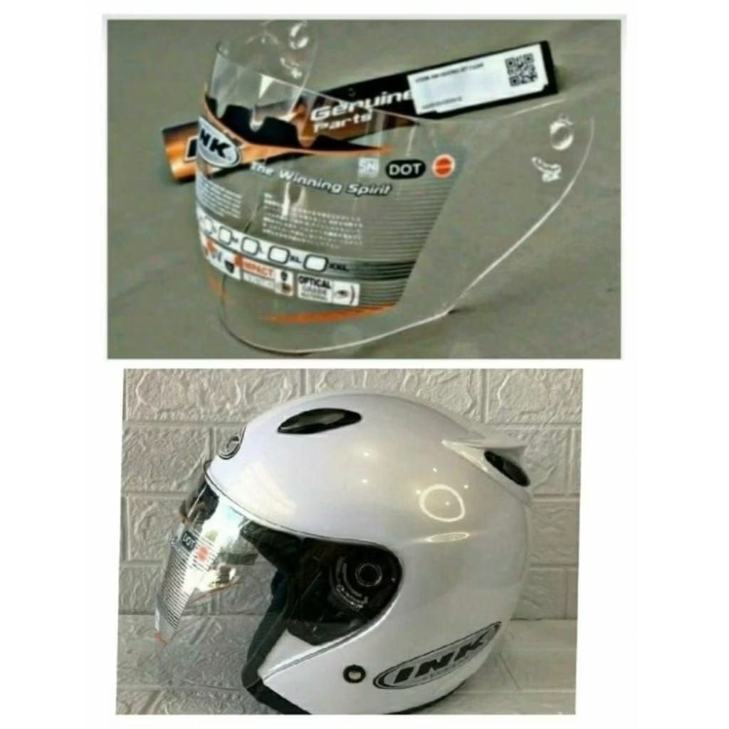KACA HELM INK CENTRO BENING SET DUDUKAN KACA