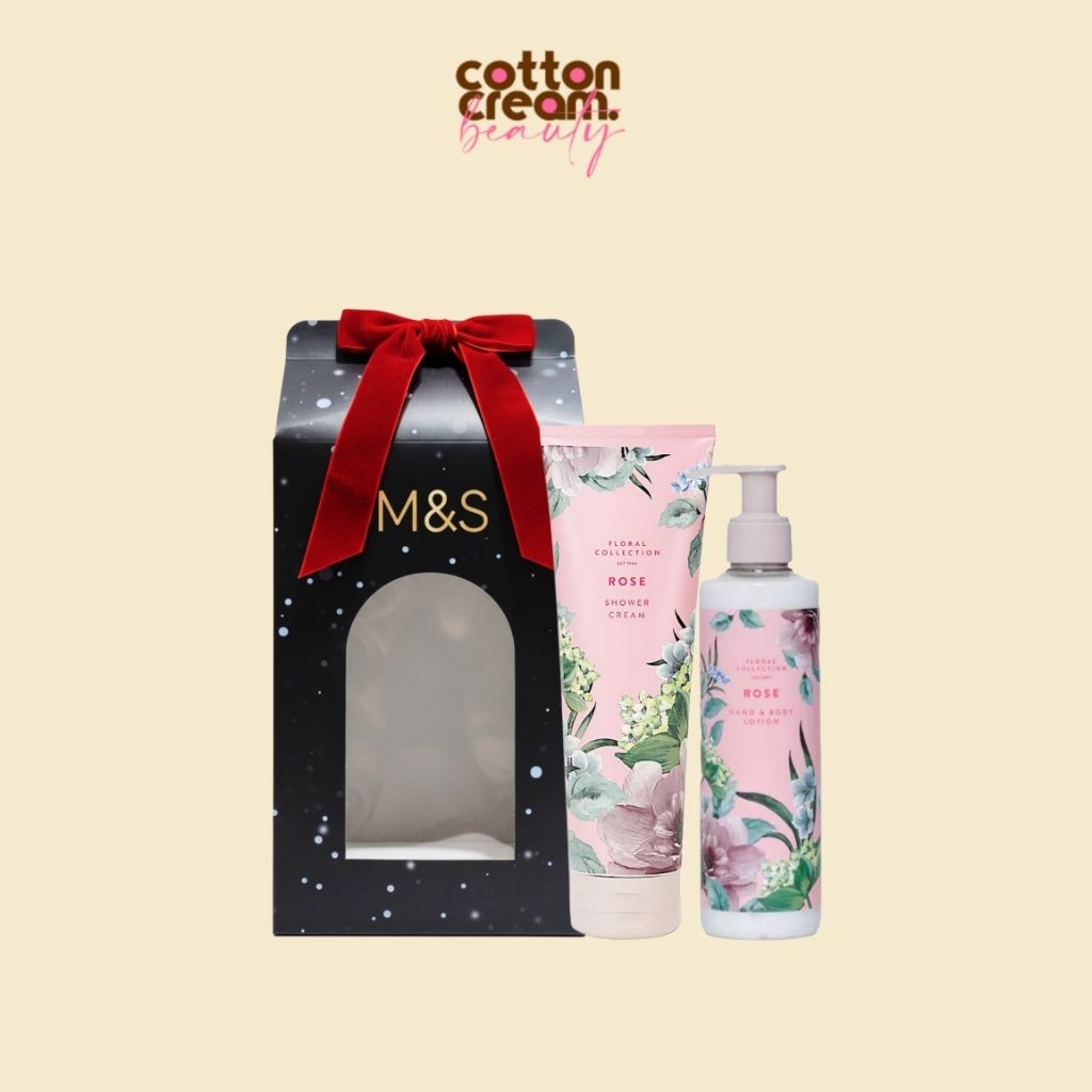 Marks & Spencer Rose Gift Bag Christmas Collection