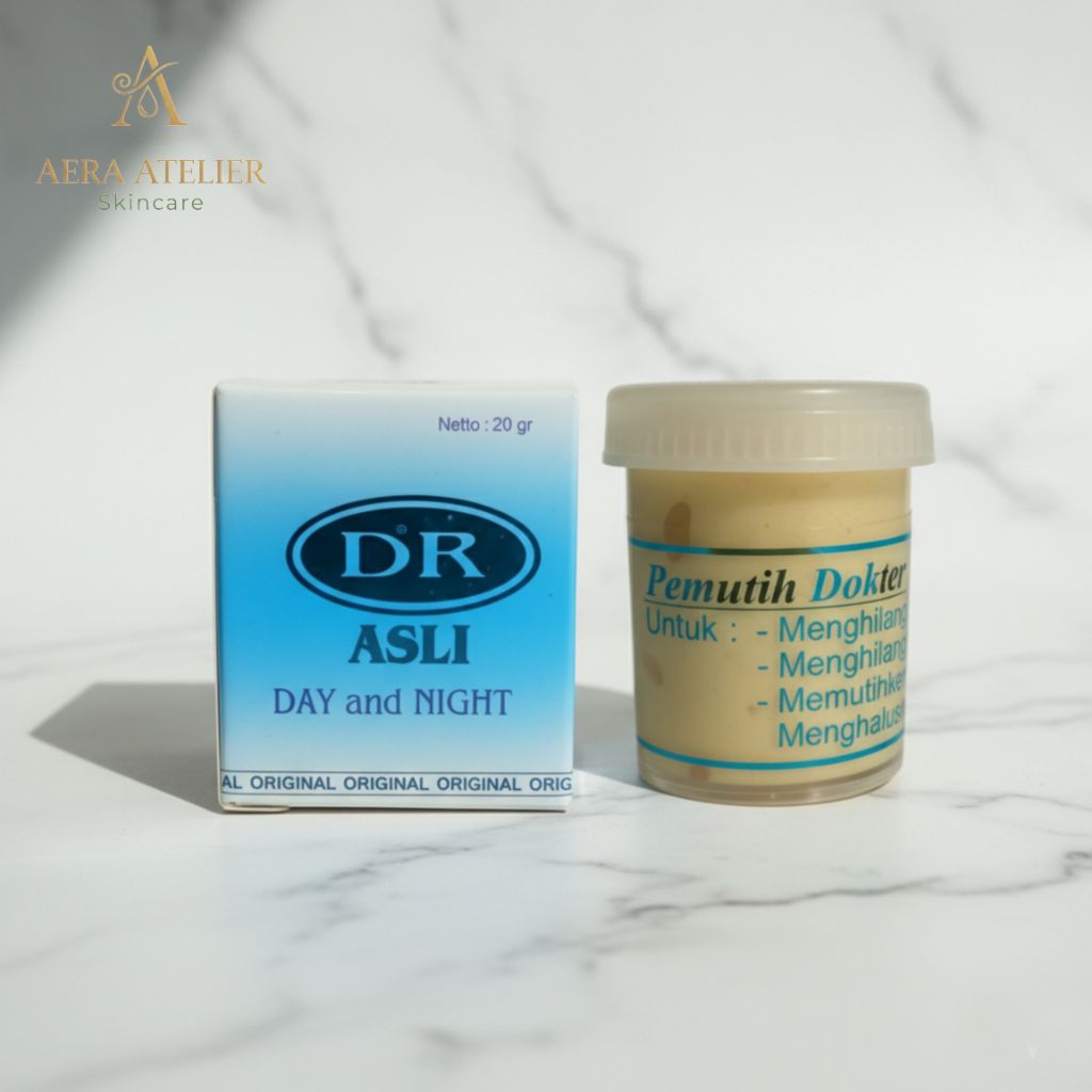 Cream DR Asli Day & Night Krim Dokter Siang Malam Untuk Merawat Dan Mencerahkan Kulit