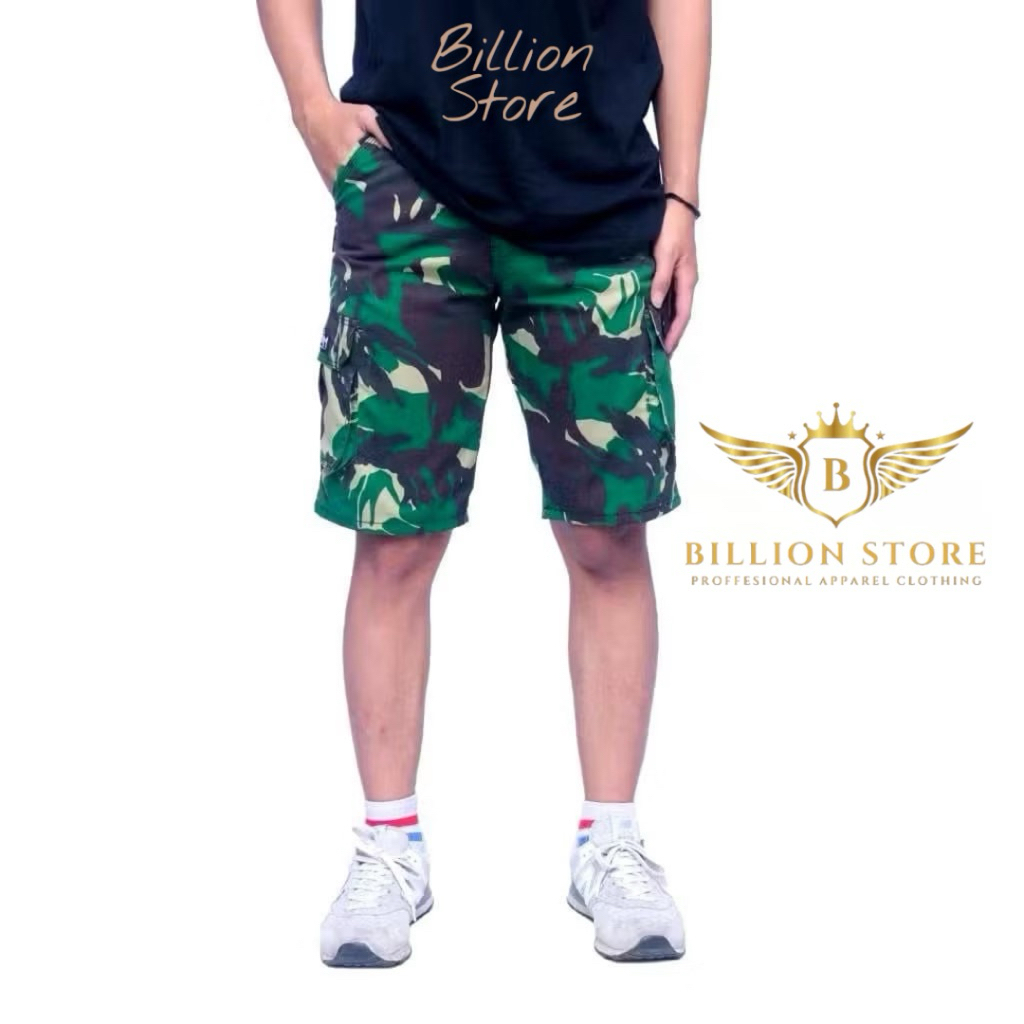 Celana Pendek Loreng Army,  Celana Pendek Cargo Loreng TNI,  Cargo Pendek Doreng PDL, Celana Kargo P