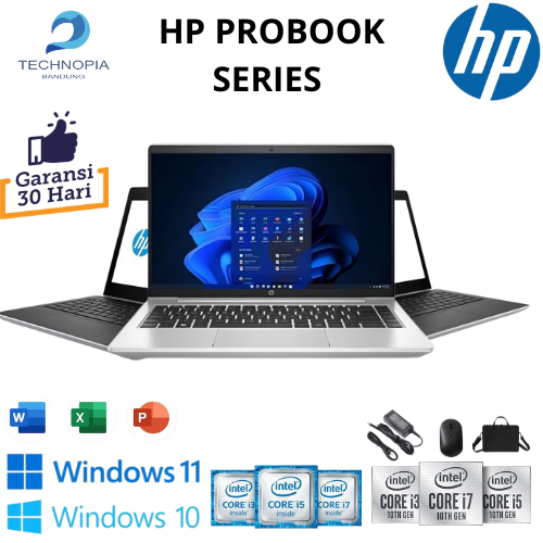 HP PROBOOK SERIES Core i3/i5/i7 LAPTOP KELAS BISNIS MULUS BERGARANSI