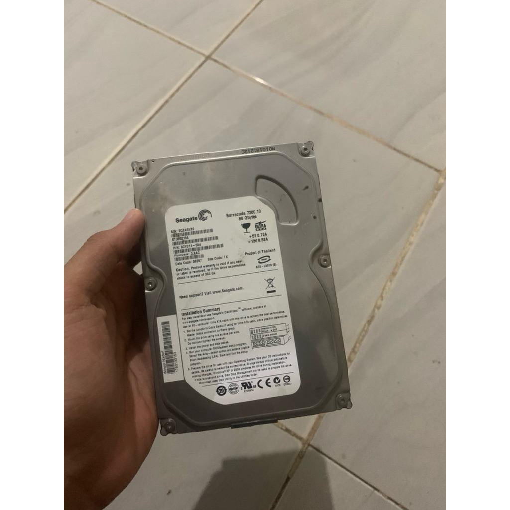 Hardisk 80GB Playstation 2 fat