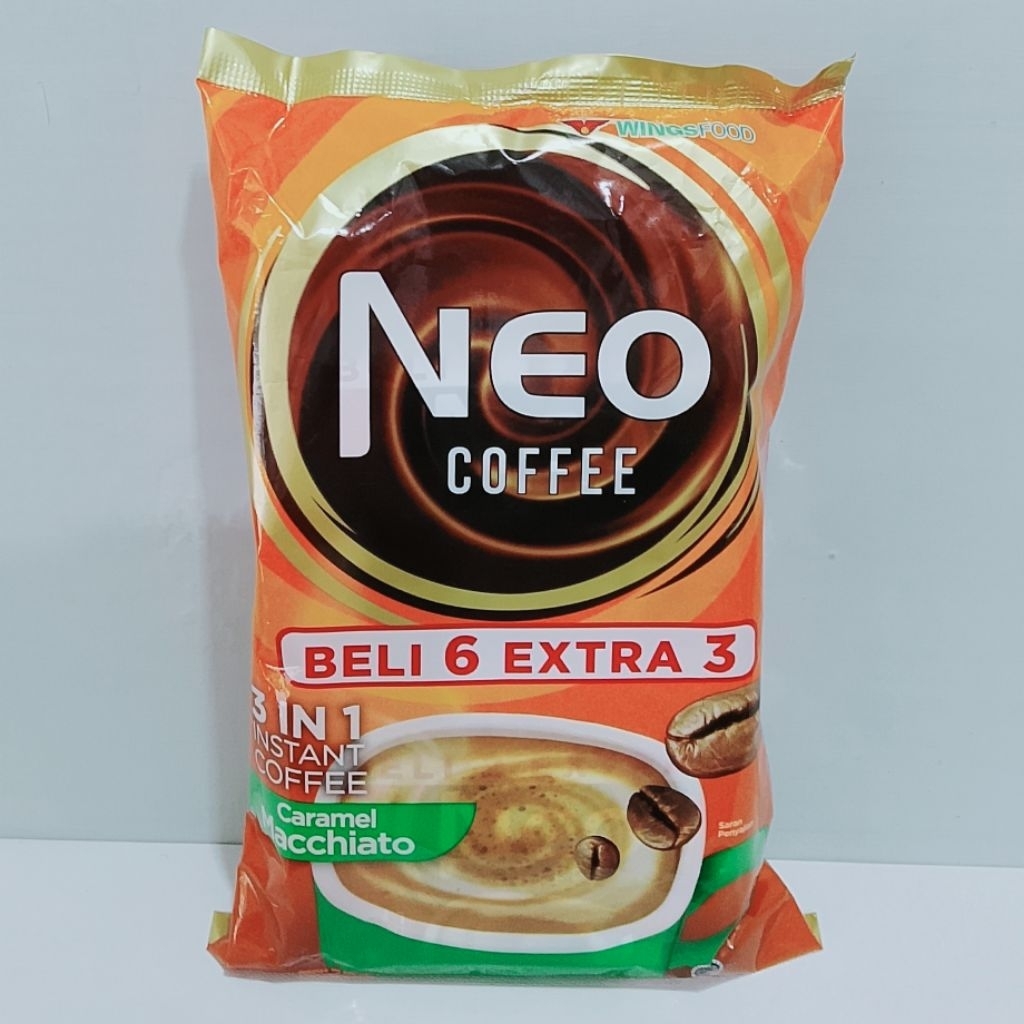 NEO Coffee Caramel Machiato Kopi Isi 9Pcs