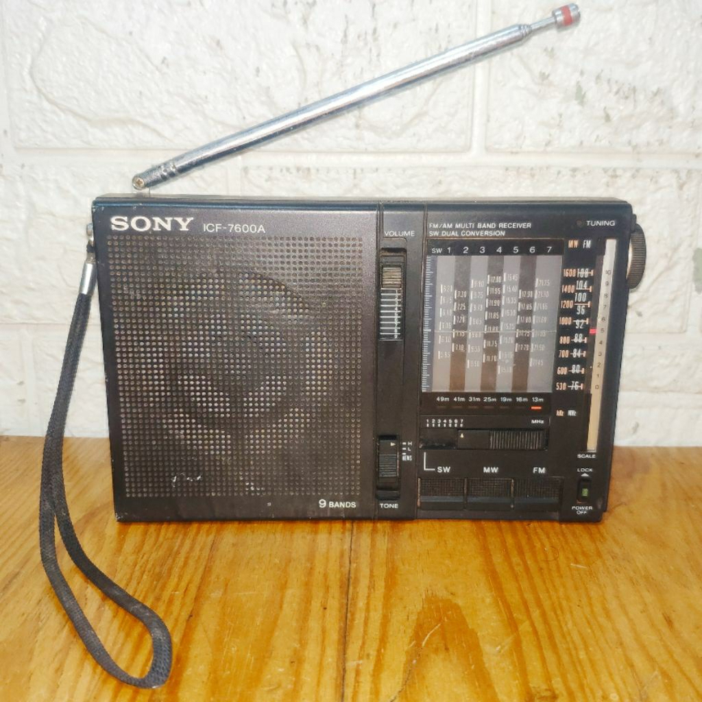 RADIO SONY ICF 7600A vintage 1980an