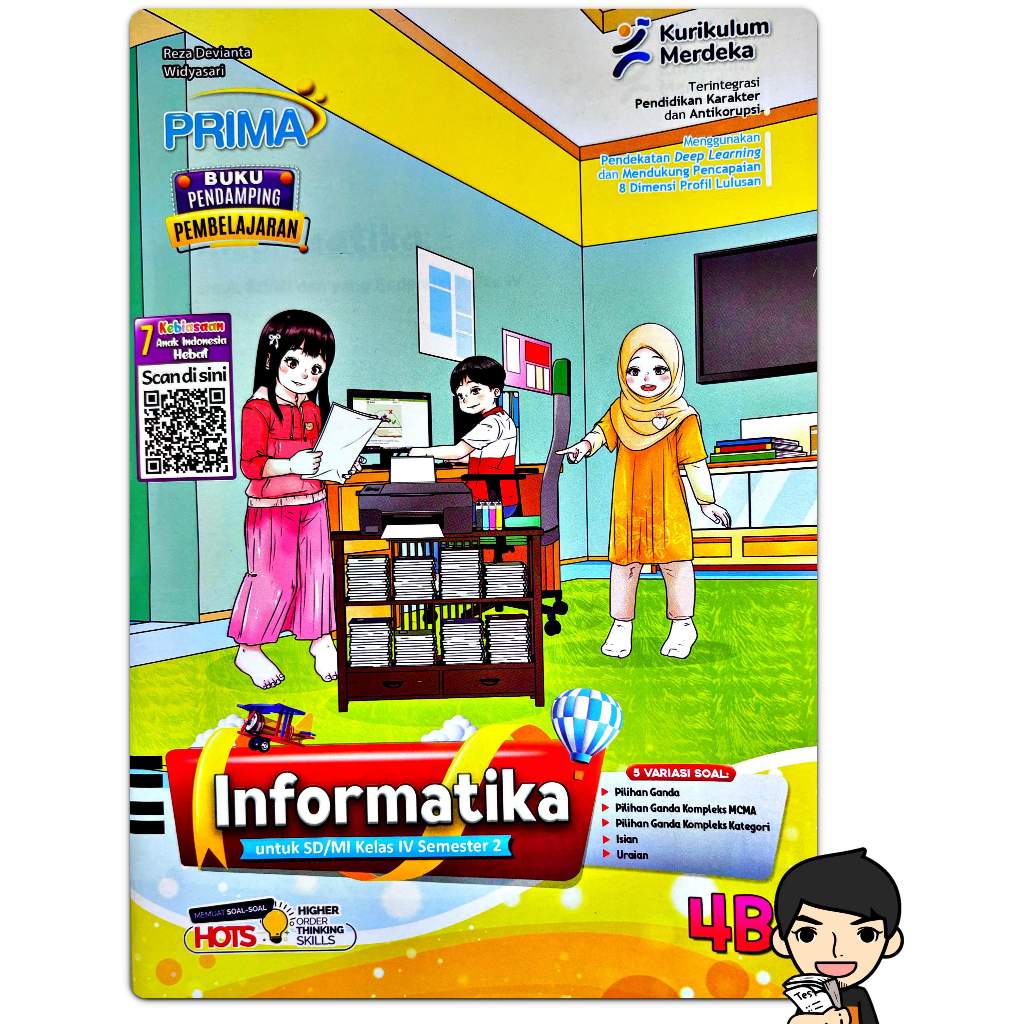 LKS TIK INFORMATIKA SD KELAS 4 SEMESTER 2 2025-2026 KURIKULUM MERDEKA Deep Learning KURMER | PRIMA P