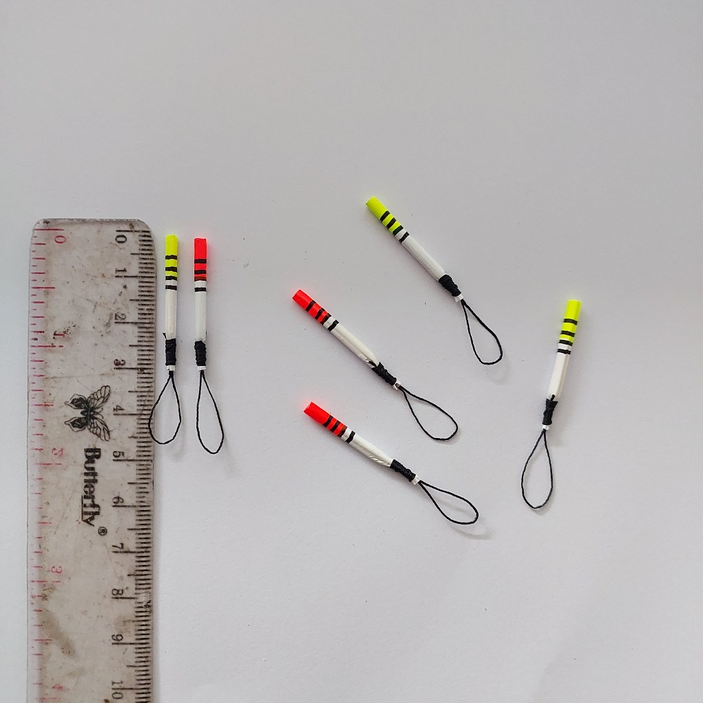 ( Isi 6 Pcs ) Pelampung Kumbul Merak Ramping Mini 3 CM Warna Unik Langka Anti Luncur Cocok Untuk Man