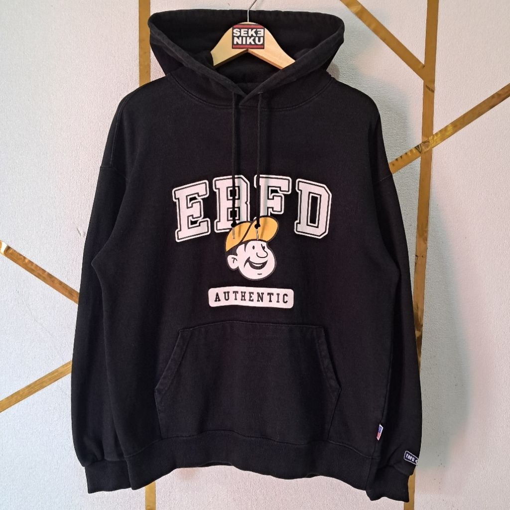 Hoodie EBFD EBBETS FIELD Idol KPop Mingyu SEVENTEEN Sunoo ENHYPEN Bahan babyteri tebal berat