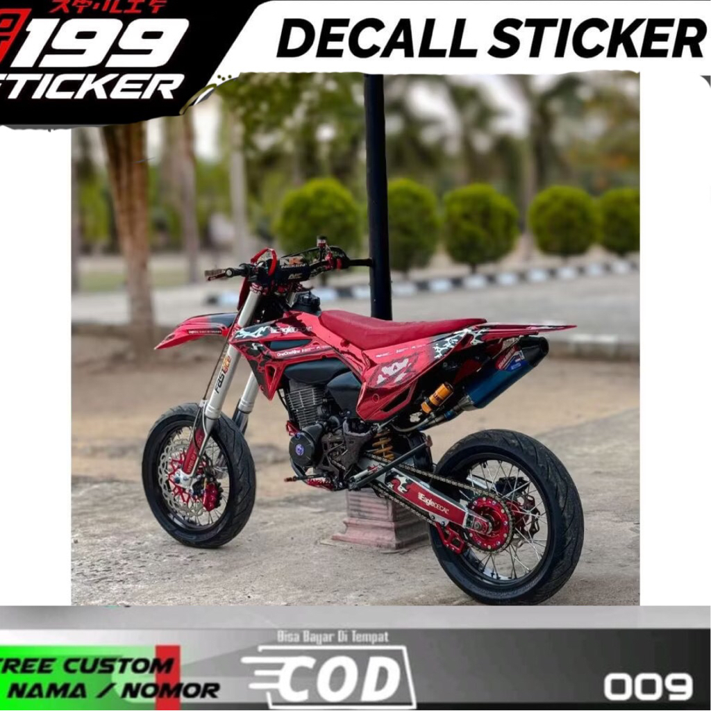 DECAL CRF 150/250/450 FUL BODY CHROME METALIC