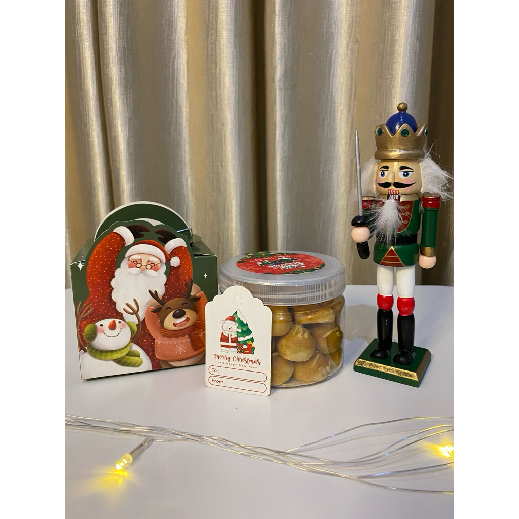 Hampers Natal Jingle Bells Nastar GREEN isi 1 kemasan toples 400 ml