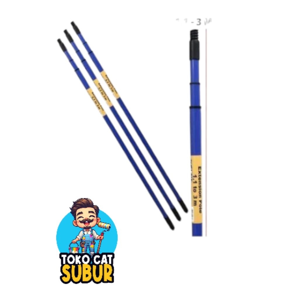 Tongkat Ace 1,1 - 3 meter Extension Pole Steel Ace Oldfields