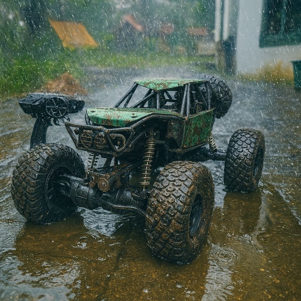 RC Offroad 1:8 rockcrawler Waterproof super jumbo panjang 50cm  Tahan Air | Body Besi | Bisa Dicuci 