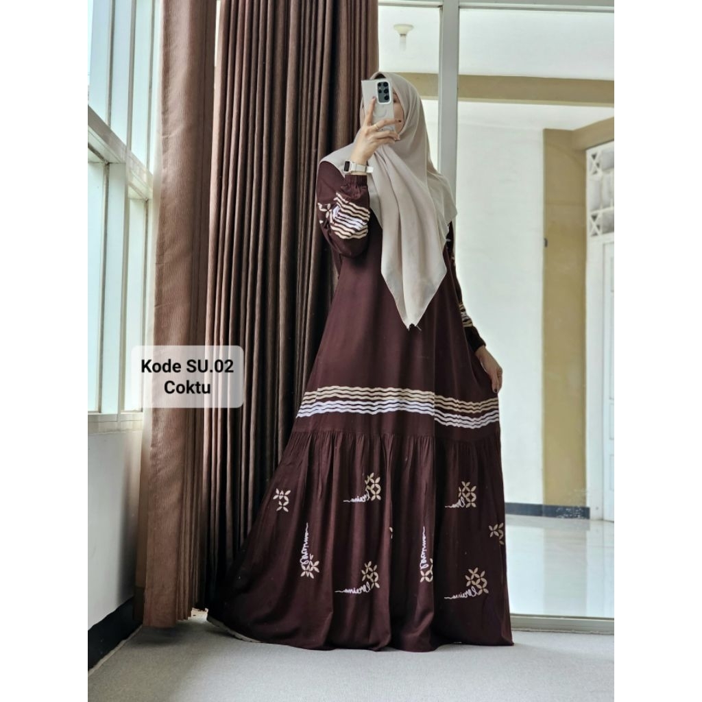 gamis twill terbaru elzeima