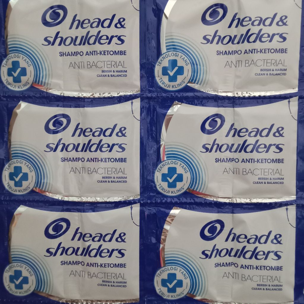 36 SACHET HEAD&SHOULDERS 1000 ANTI BACTERIAL TWIN PACK (SHAMPO)