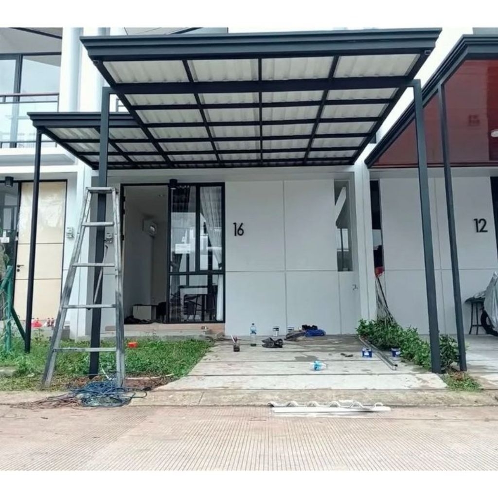 kanopi minimalis atap alderon