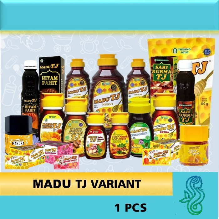1 PCS MADU TJ TRESNOJOYO VARIANT POUCH|150GR|250GR|500GR|TJ MURNI SUPER KURMA|TJ SARI KURMA|TJ HITAM