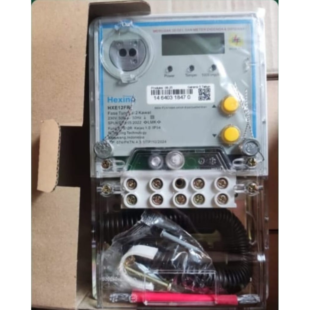 kWh meter HEXING 5(60)A prabayar 1phasa