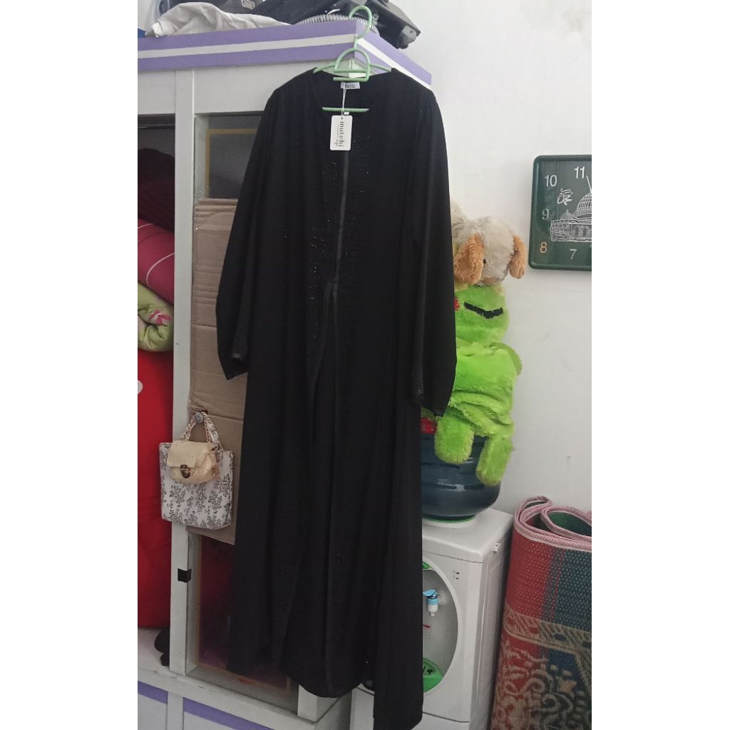 abaya hitam gamis pjg138 LD120