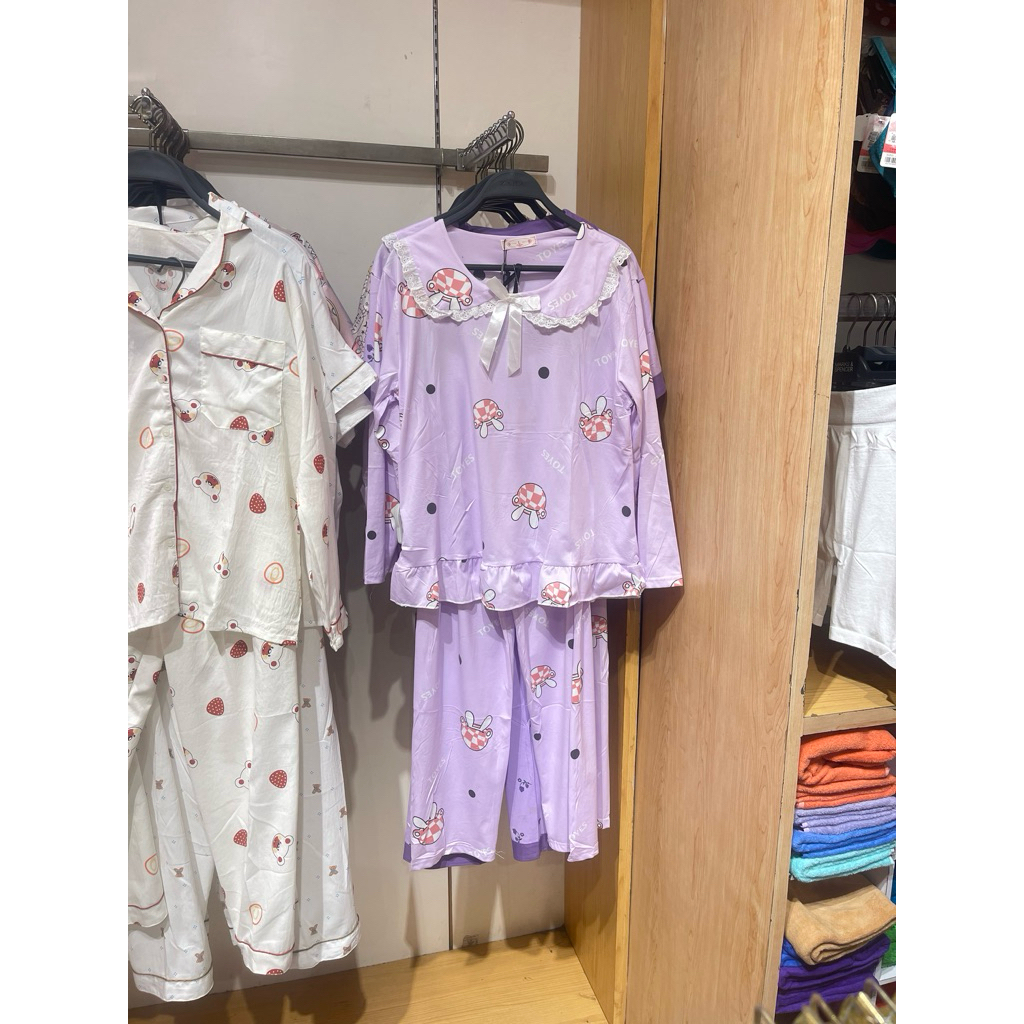 17192 PIYAMA ONE SET LILAC WANITA