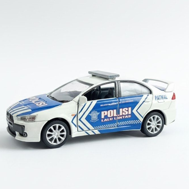 diecast mitsubishi evolution kinsmart custom mobil patwal
